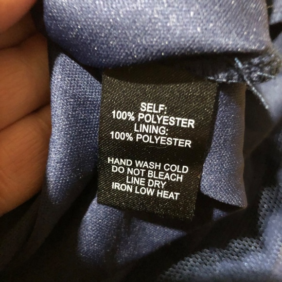 Lulu’s Navy Maxi Dress Prom Wedding Formal Removable Straps XS - Picture 7 of 9